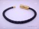 AAA Replica Mont Blanc Bracelet - Black & Gold - Montblanc Bangle Jewelry (4)_th.jpg